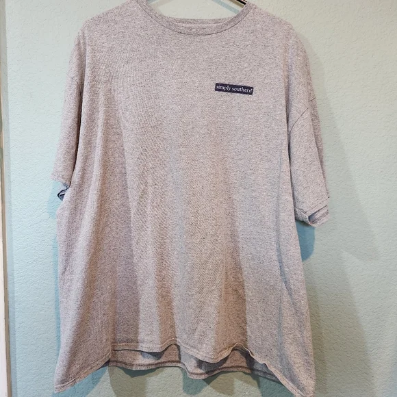 Simply Southern Women's Graphic T-shirt XXL 2XL Gray Stay A While Camper Top Pi - Picture 5 of 5